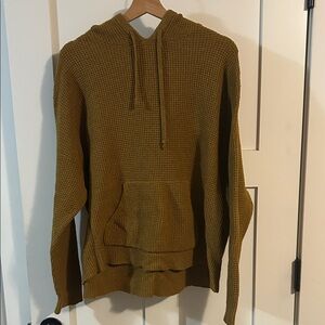 Aerie Women's Mustard Hooded Sweater